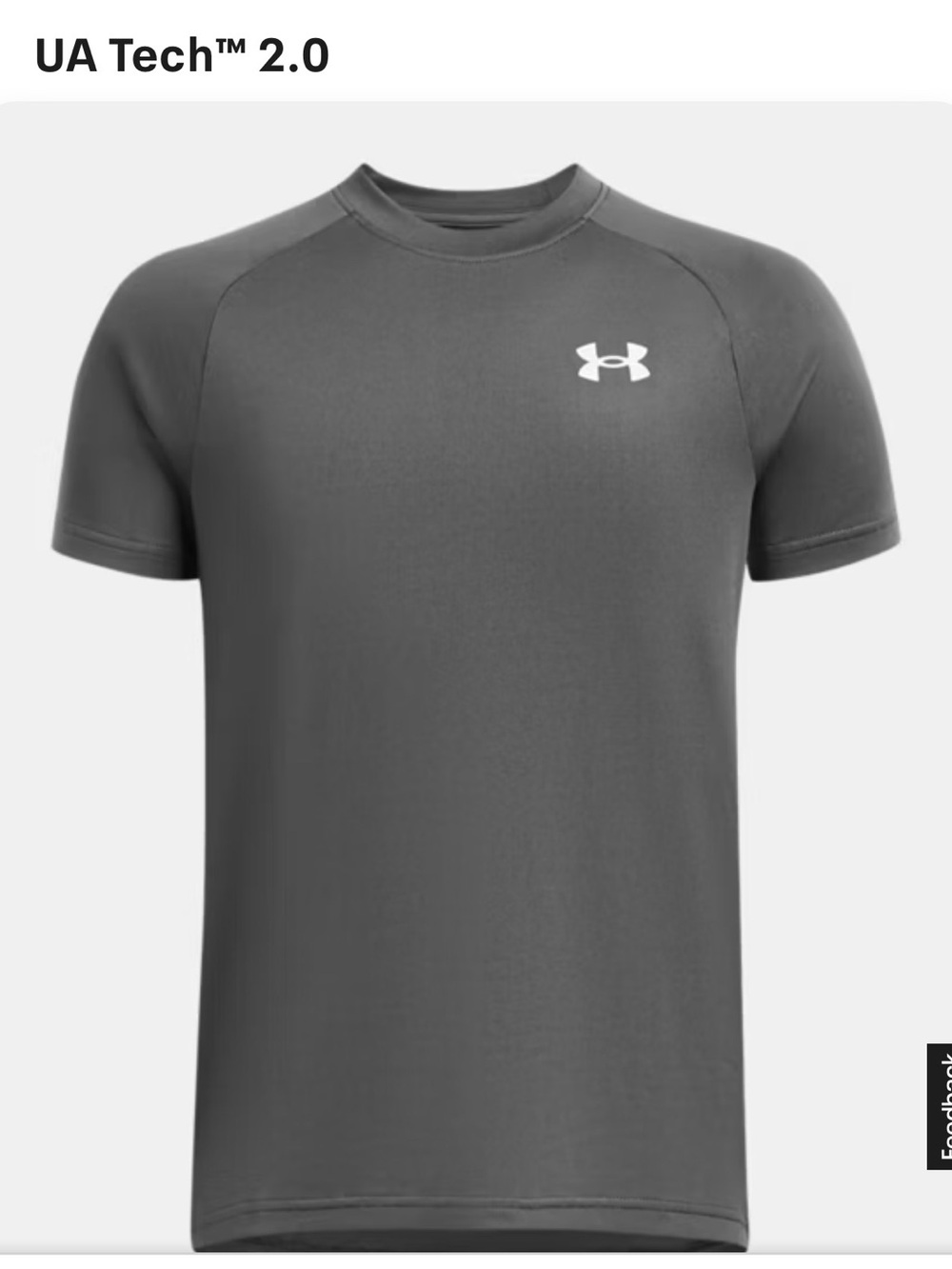 Under Armour Youth UA Tech 2.0 Short Sleeve T-Shirt